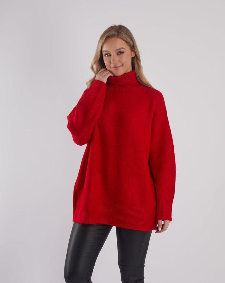 Laetitia Knit True Red