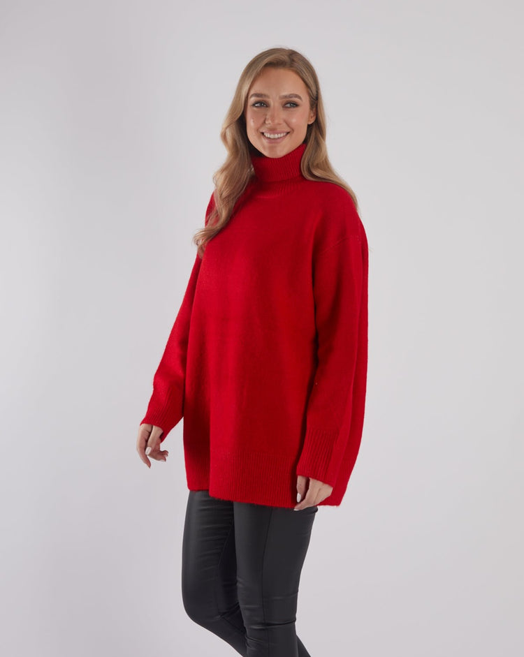 Laetitia Knit True Red