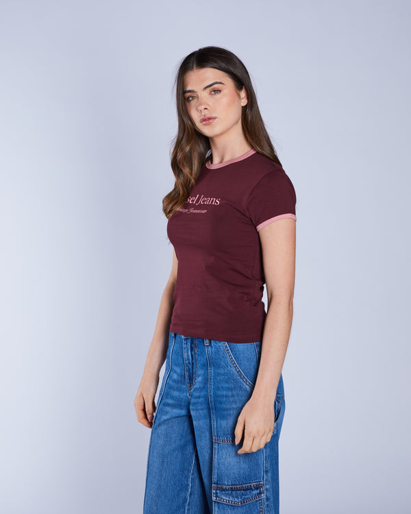 Bowen Tee Deep Cherry