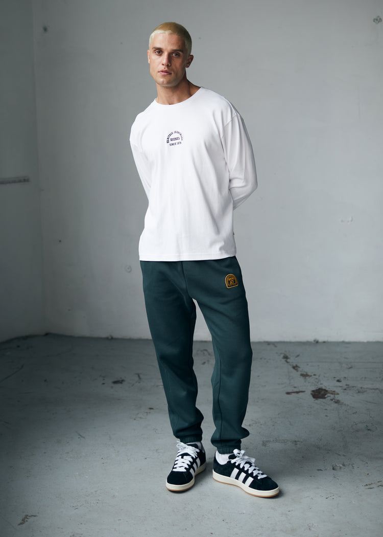 Ford Long Sleeve Tee Track White