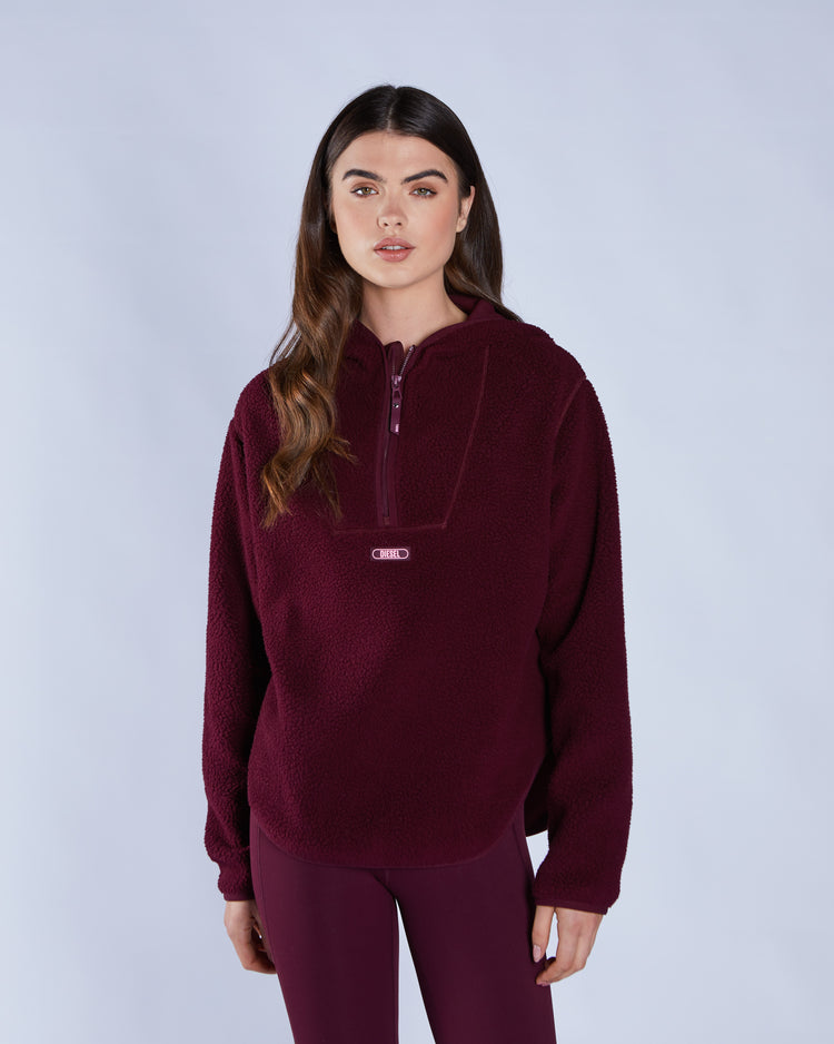 Leia Zipper Deep Orchid