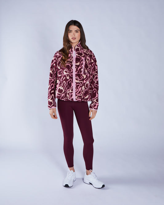 Leilena Zipper Multi Deep Orchid