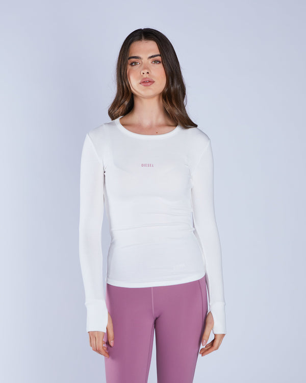 Lily LS Top Ecru