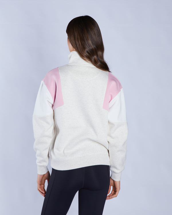 Lucy Half zip Multi Marl