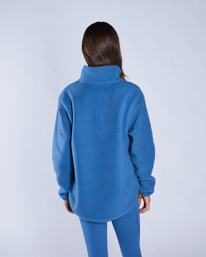 Luna Half Zip Pitch Blue