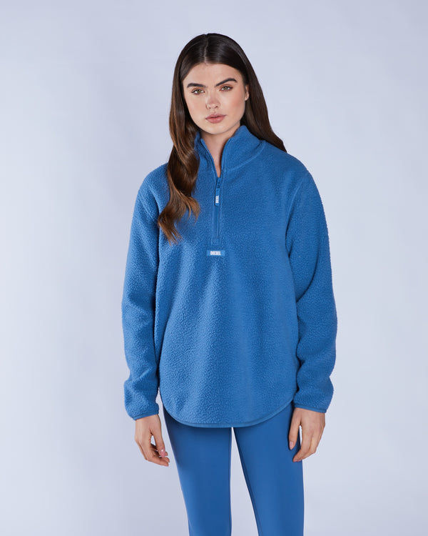 Luna Half Zip Pitch Blue