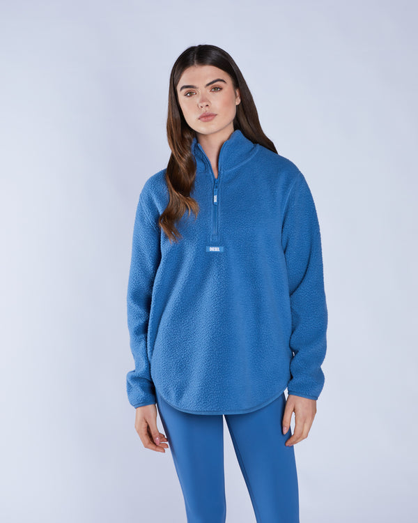 Luna Half Zip Pitch Blue