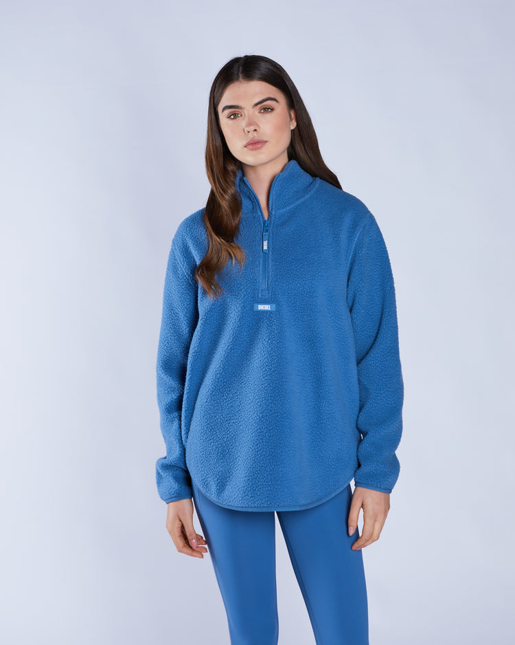 Luna Half Zip Pitch Blue
