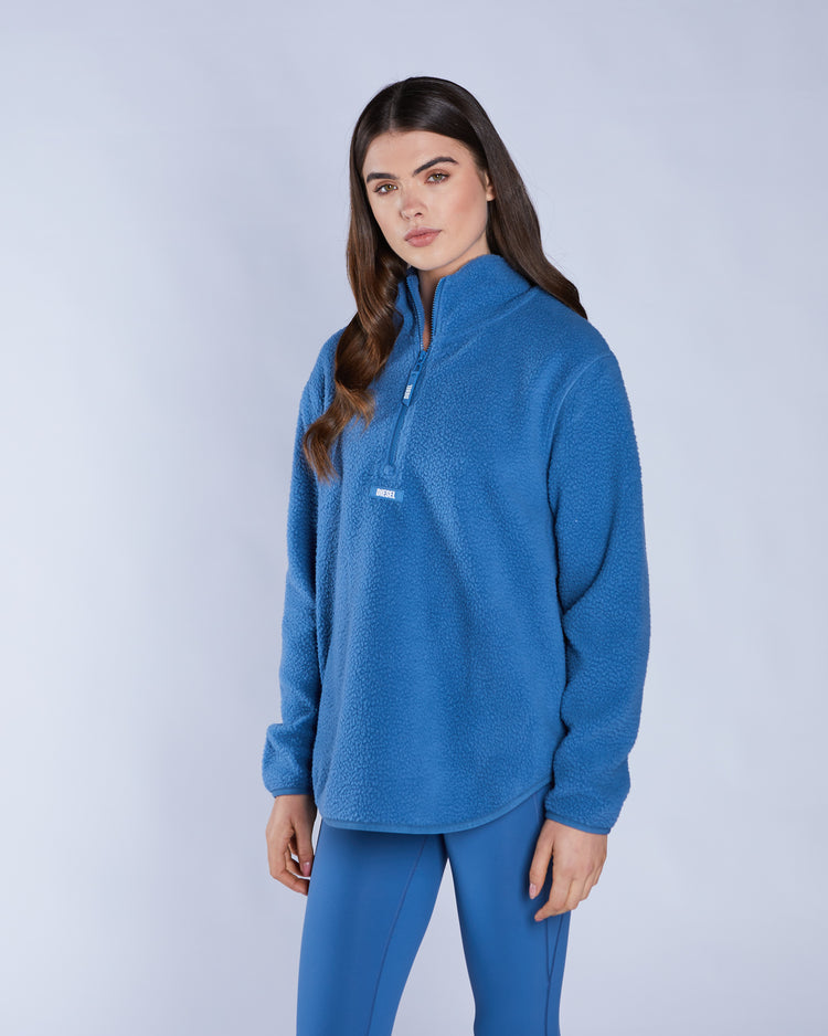 Luna Half Zip Pitch Blue