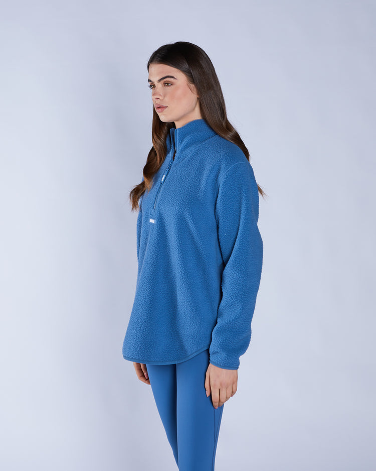Luna Half Zip Pitch Blue
