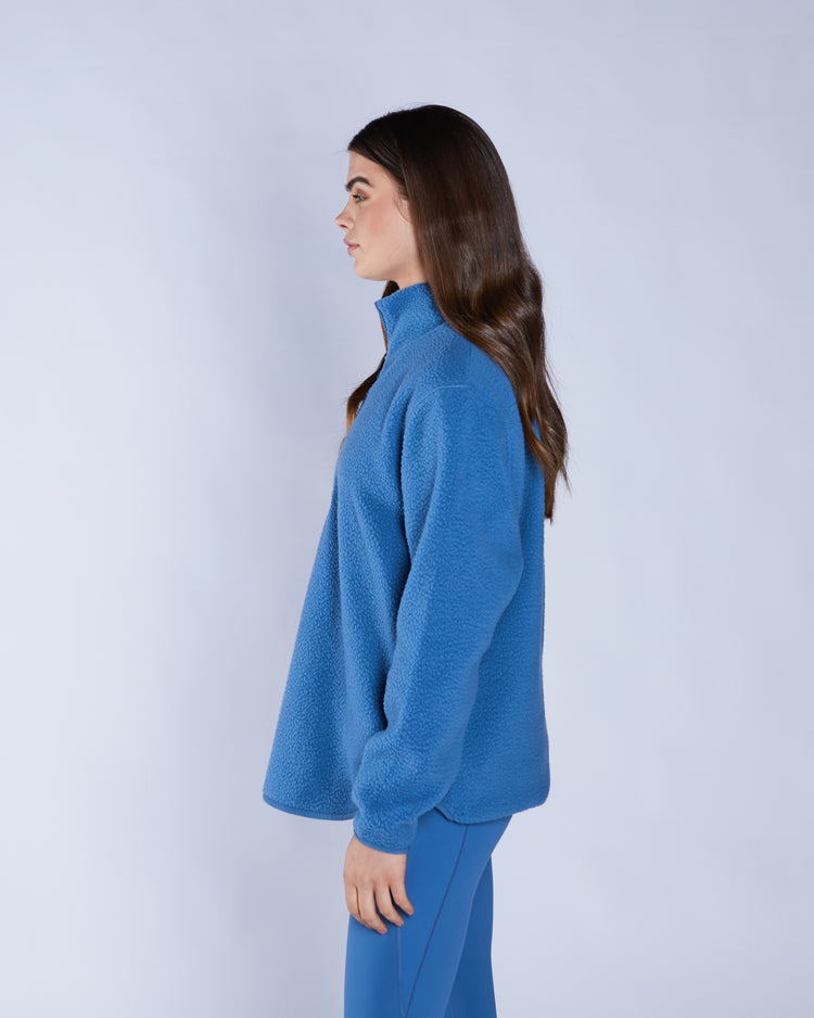 Luna Half Zip Pitch Blue