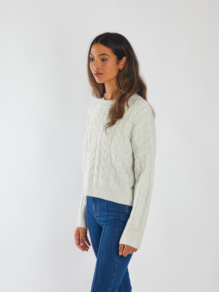 Madeline Knit Powder Grey