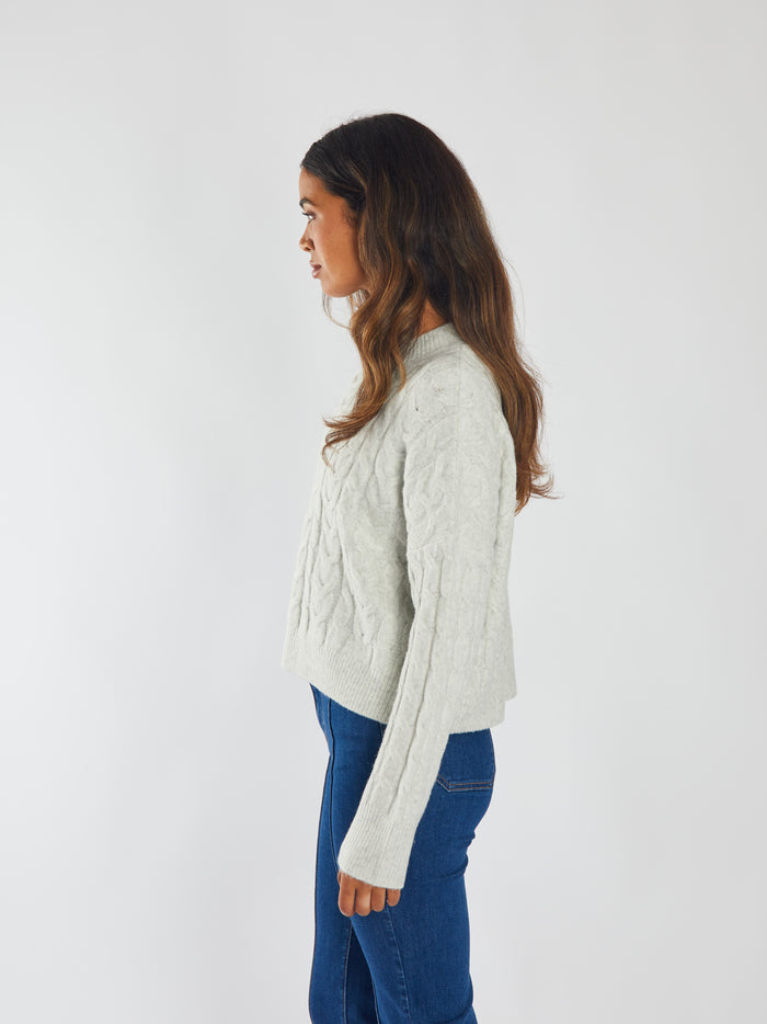 Madeline Knit Powder Grey