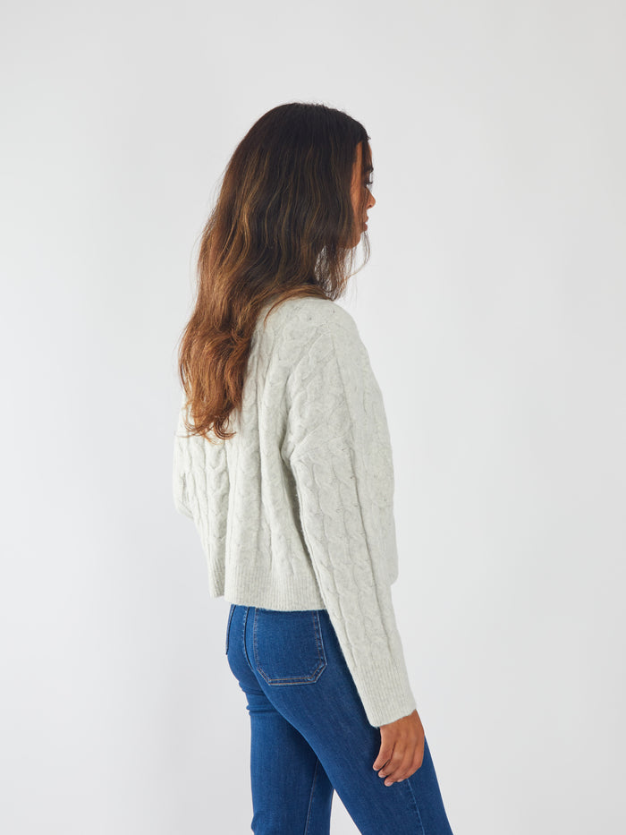 Madeline Knit Powder Grey