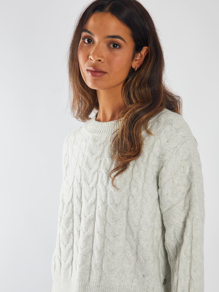 Madeline Knit Powder Grey