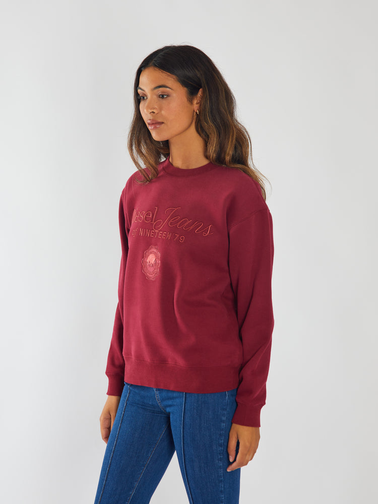 Madison Sweatshirt Cherry Lacquer