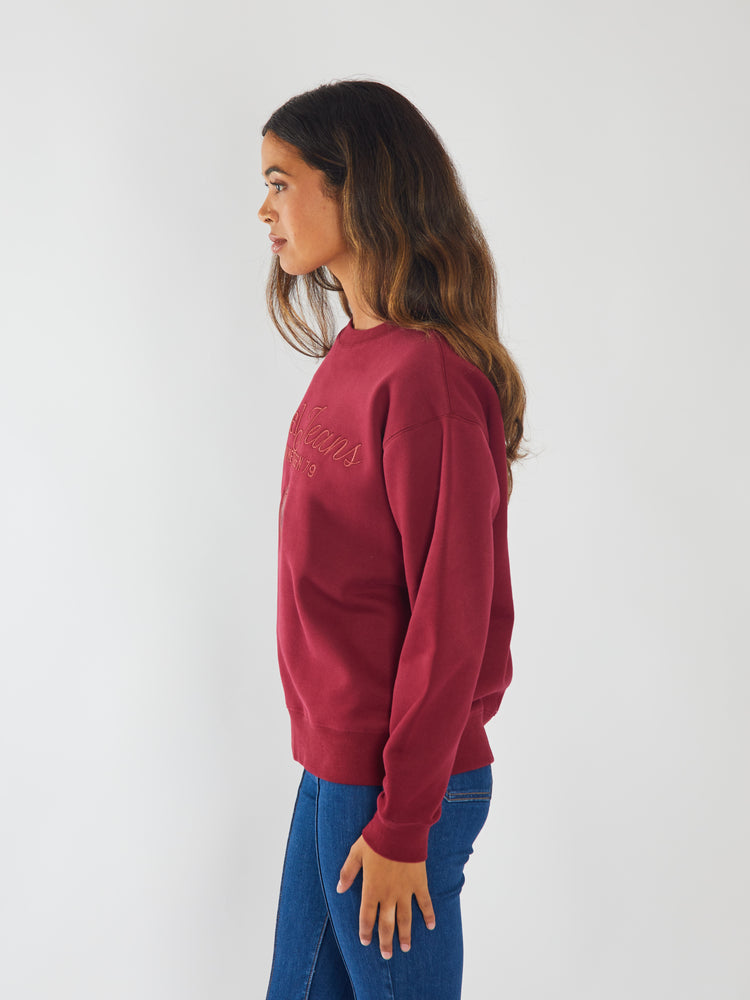 Madison Sweatshirt Cherry Lacquer