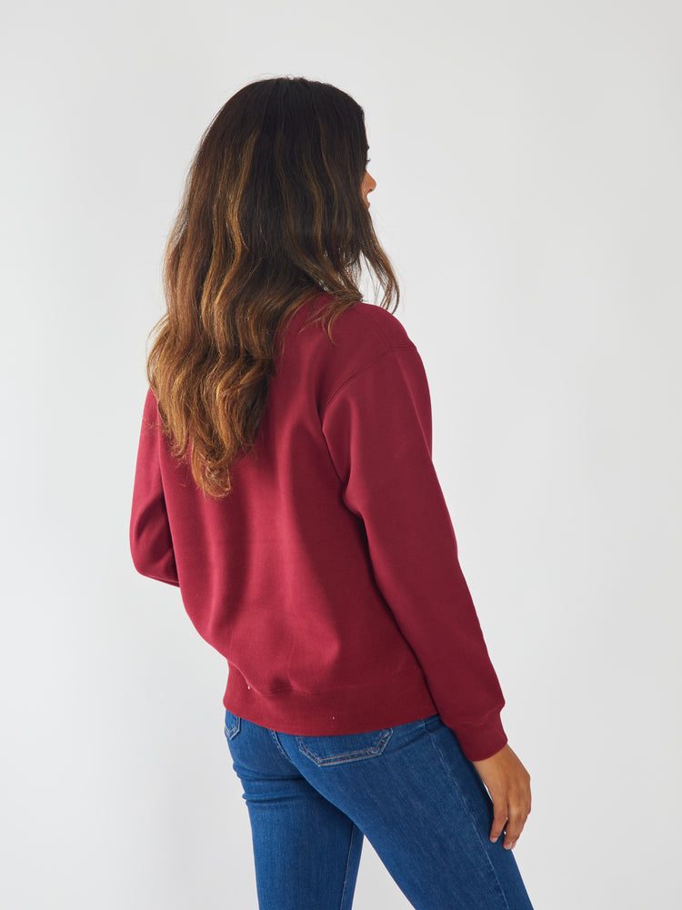 Madison Sweatshirt Cherry Lacquer