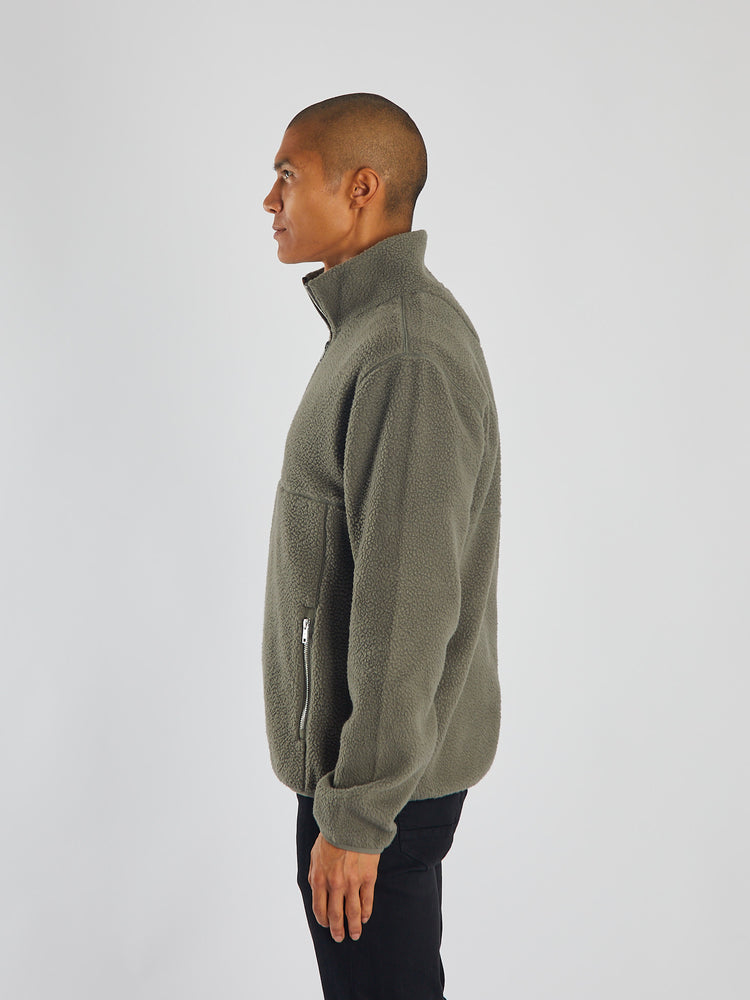 Marc Fleece Half Zip Sage Grey