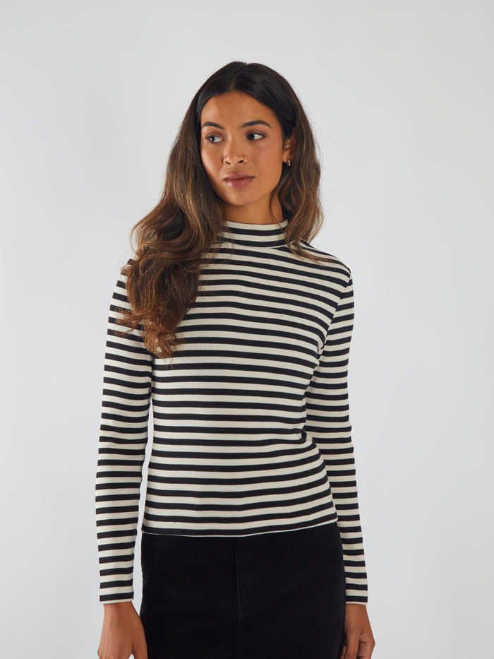 Marni LS Top Black & Stone White