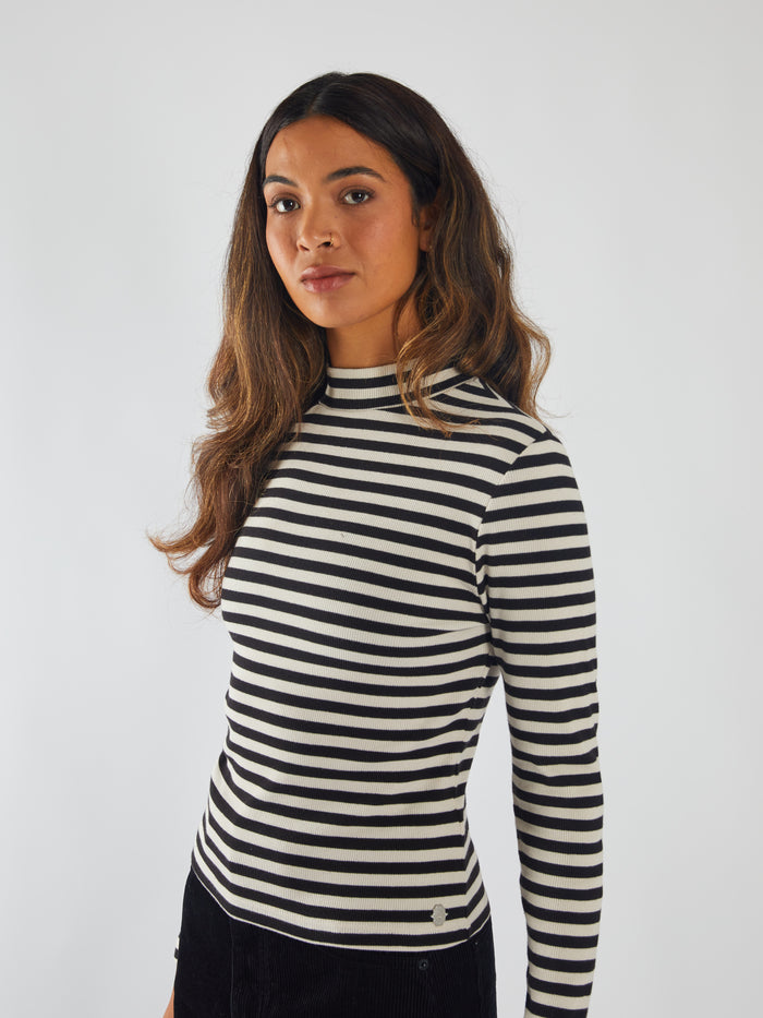 Marni LS Top Black & Stone White