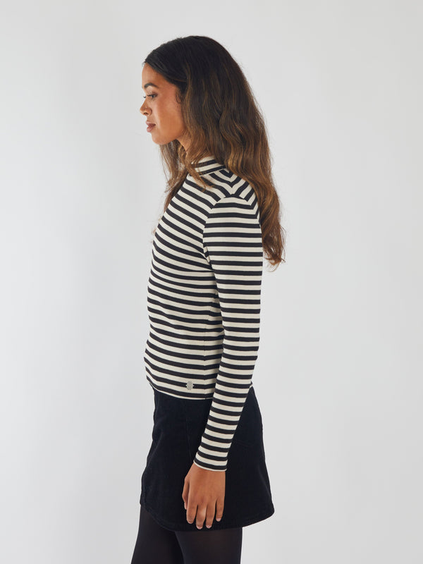 Marni LS Top Black & Stone White