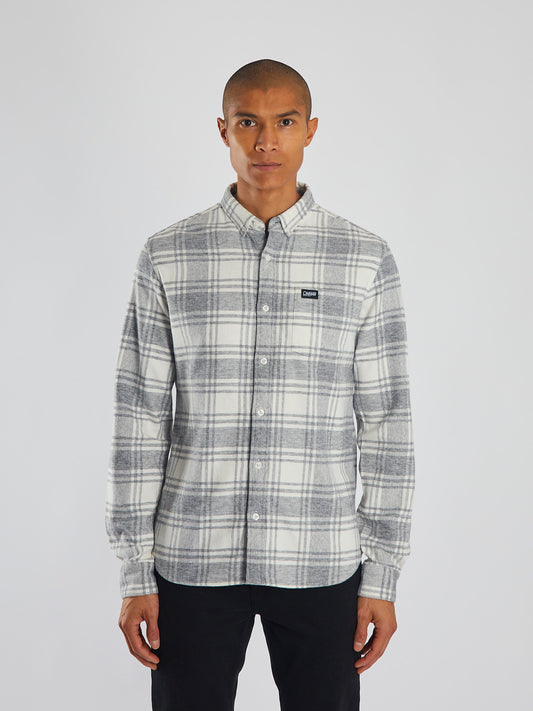 Maverick Shirt Marl Grey/White Check