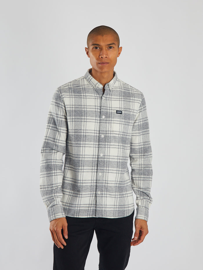 Maverick Shirt Marl Grey/White Check