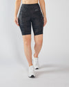 Maya Bicycle Short Black Acid Wash