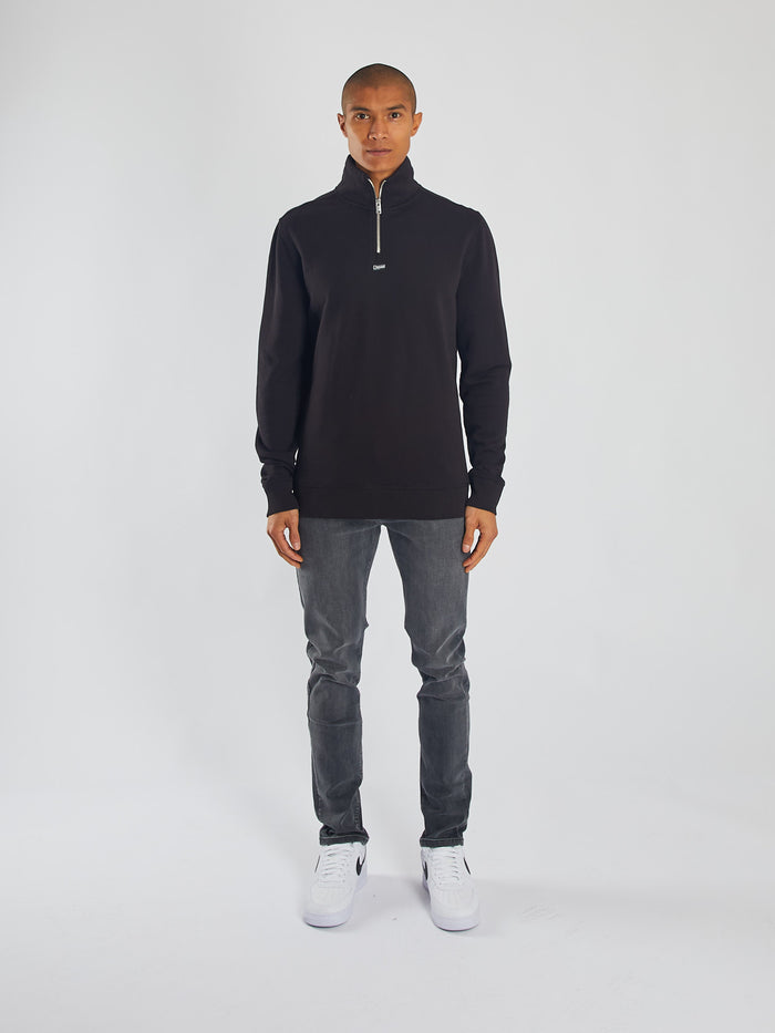 Max Half Zip Matte Black