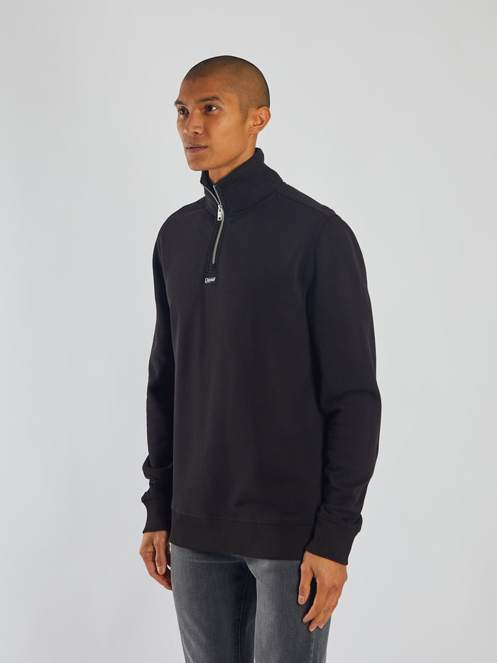 Max Half Zip Matte Black