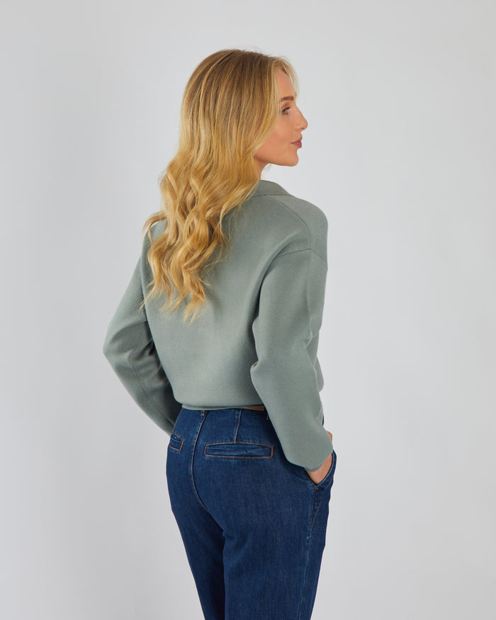 Milou Knit Sage Leaf