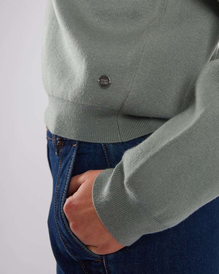 Milou Knit Sage Leaf