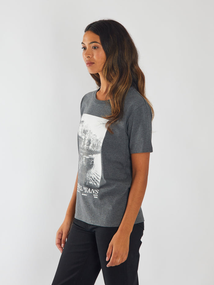 Monsoon Tee Grey Pebble