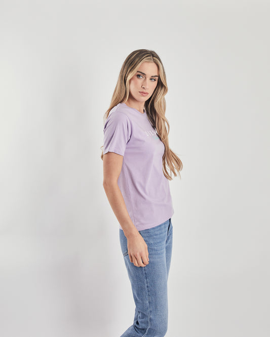 Maisie T-Shirt Purple Rose