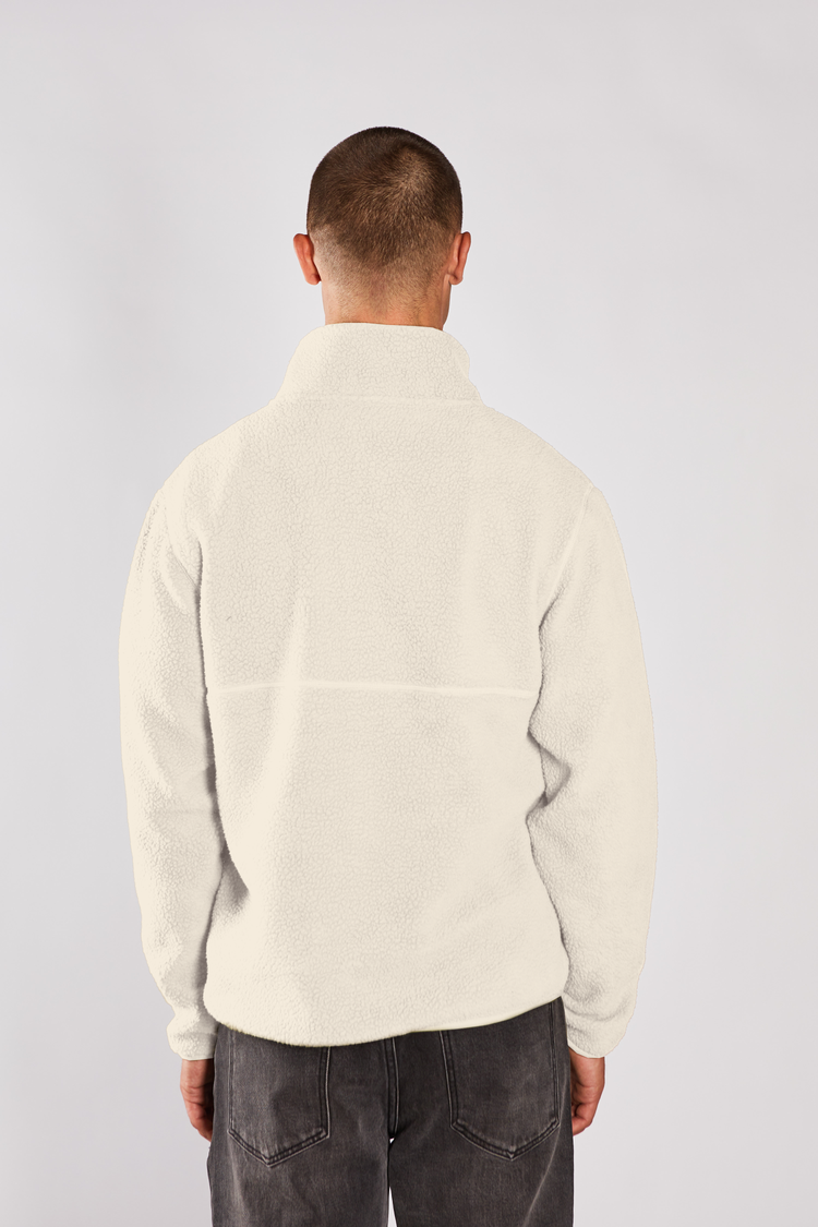 Nathan Fleece Half Zip  Oatmeal