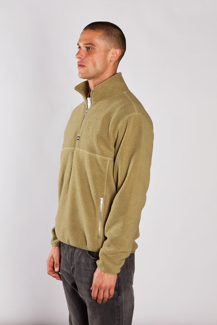 Nathan Fleece Half Zip Dried Herb
