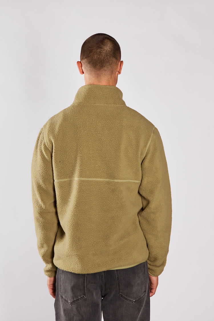 Nathan Fleece Half Zip Dried Herb