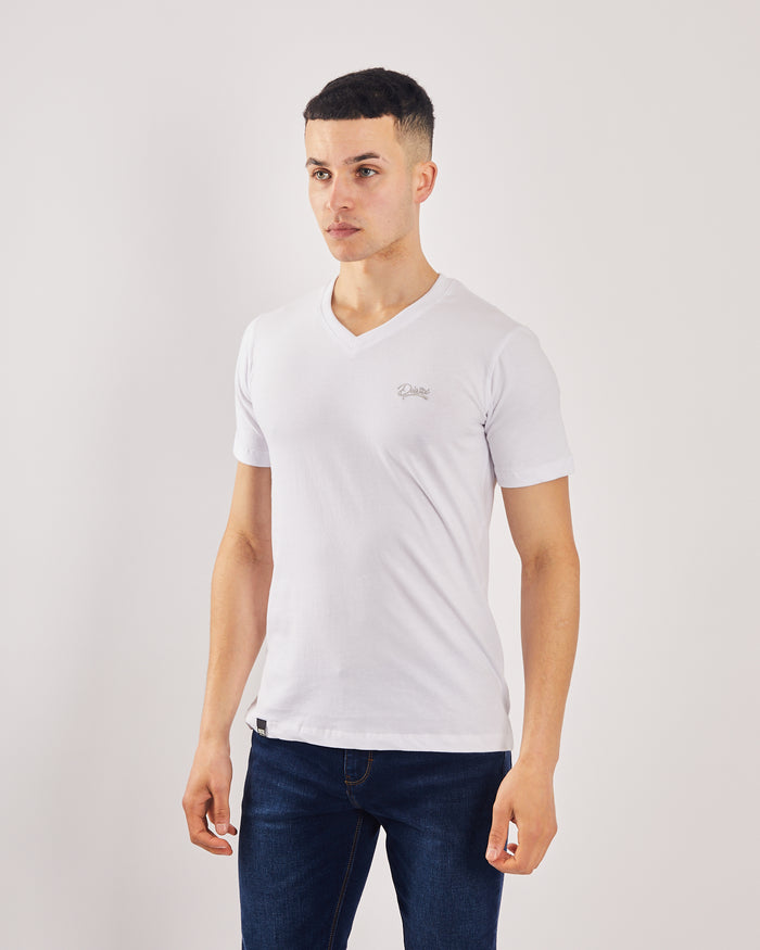 Basic Oakley V Neck Optic White