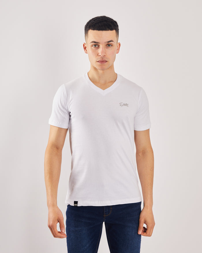 Basic Oakley V Neck Optic White