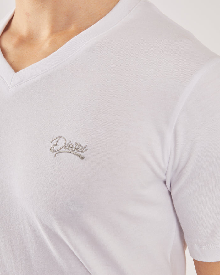Basic Oakley V Neck Optic White