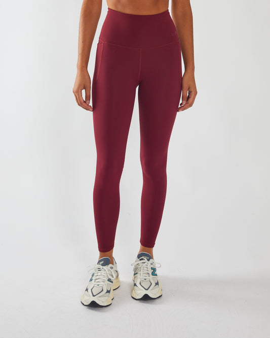 Odessa Ultra Hr Pant Cranberry Red