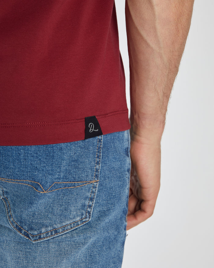 Pacey Henley Tibetan Red