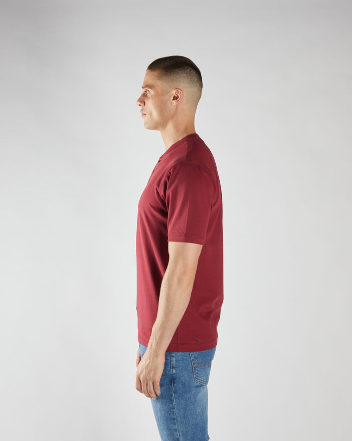 Pacey Henley Tibetan Red