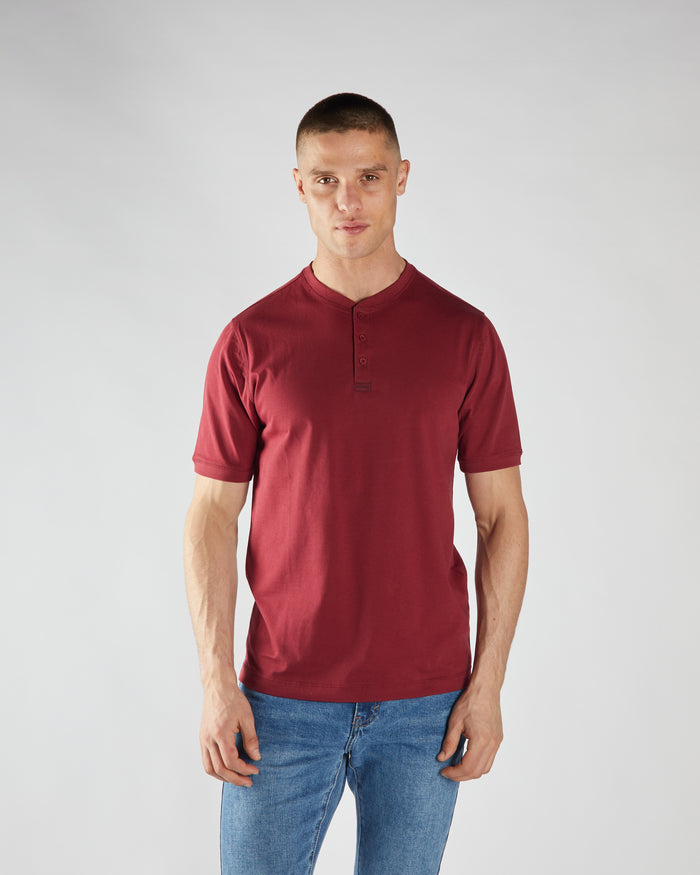 Pacey Henley Tibetan Red