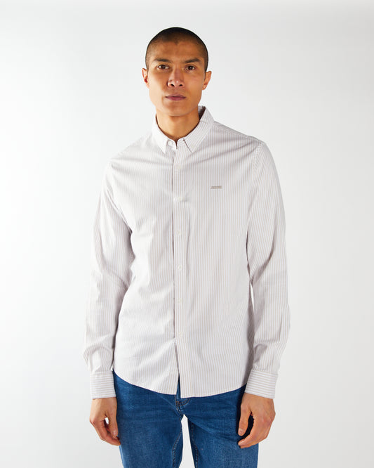 Pax Stripe Shirt Crumb