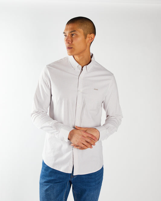 Pax Stripe Shirt Crumb