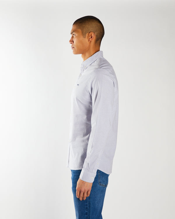 Pax Stripe Shirt Court Blue