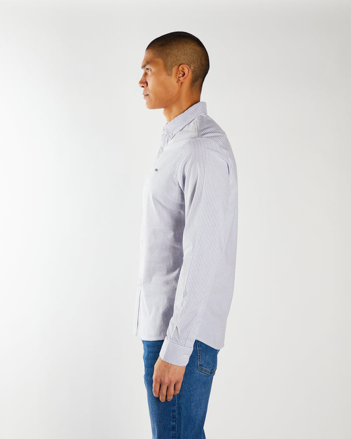 Pax Stripe Shirt Court Blue