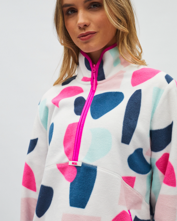 Poppy Half Zip Multi Colour